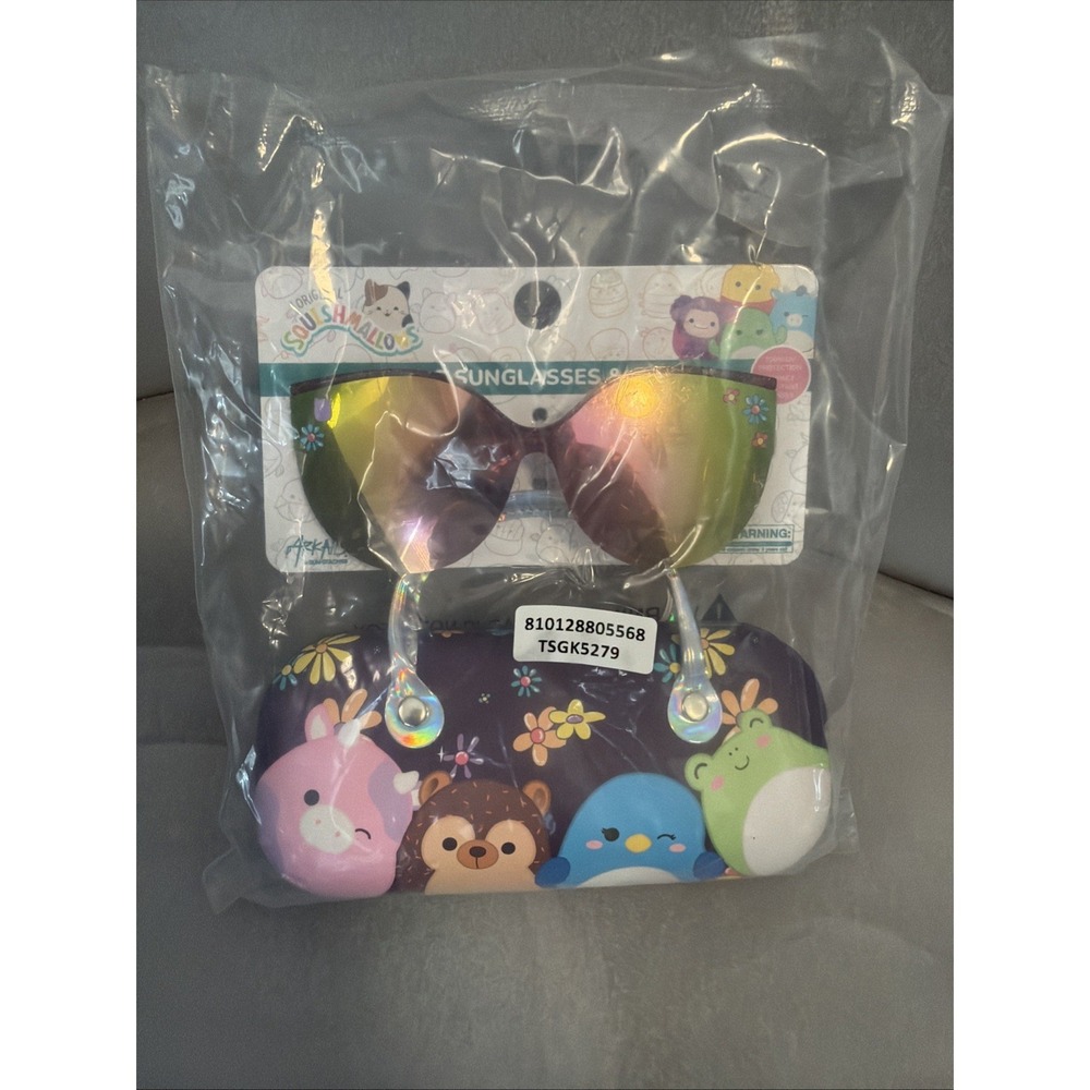 Squishmallows Children's Child's Kid's‎ Sunglasses & Hardcase NWT